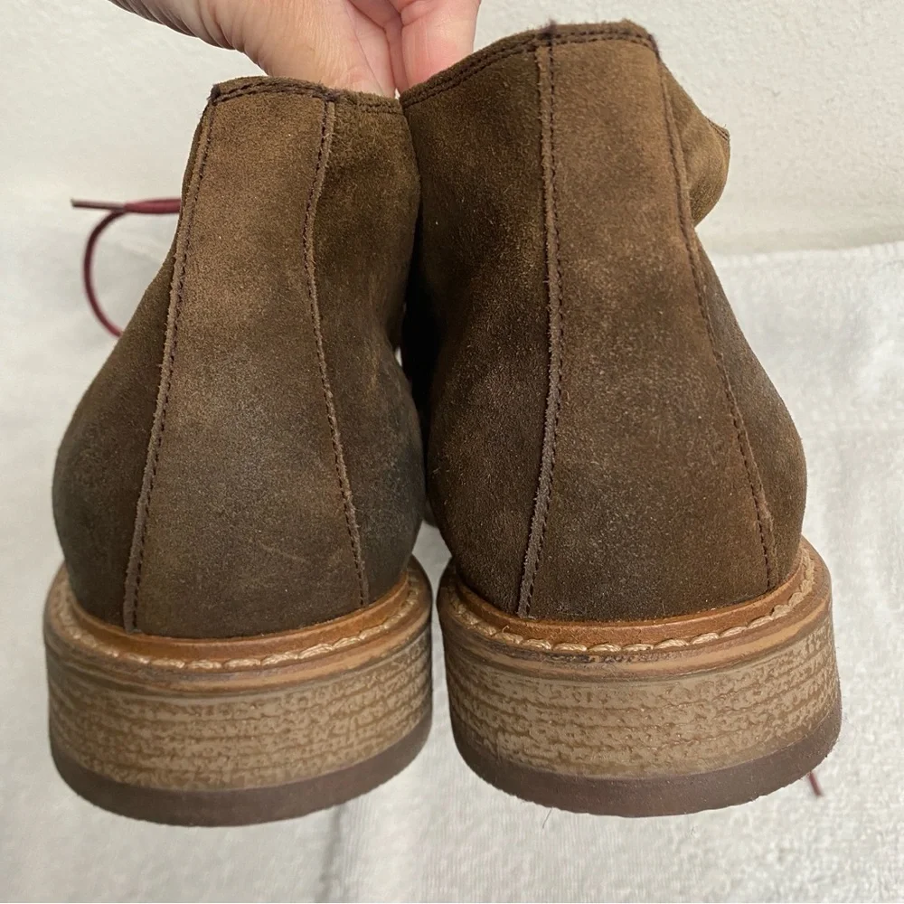 NWOT New 1901 Men Brown Leather Lace Up Chukka Boot Size 10.5 Western Streetwear